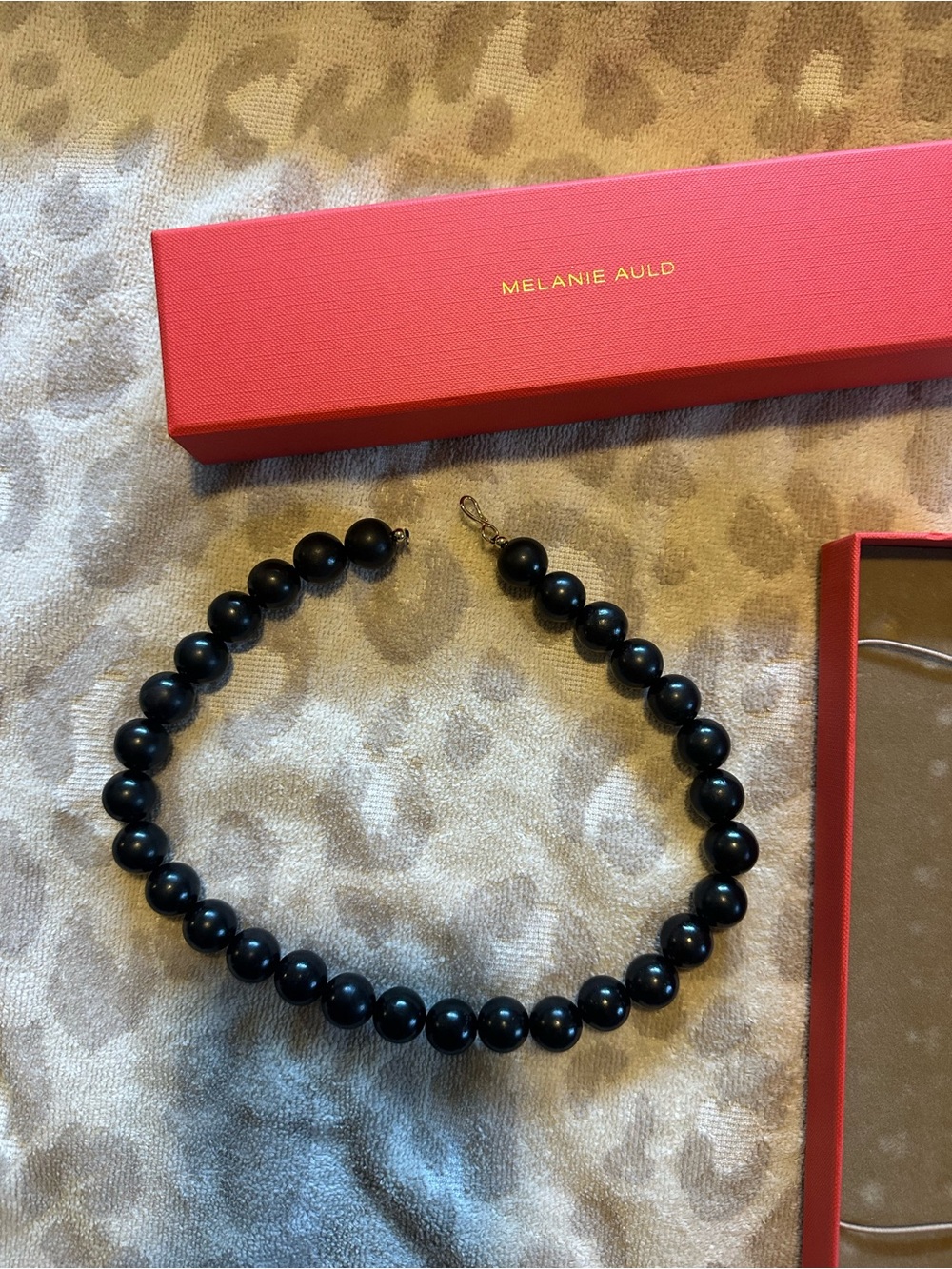 Black Beaded Necklace